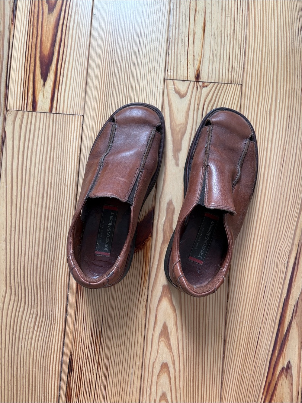 Slip-On Men’s Leather shoes Johnston & Murphy - Brown size 10